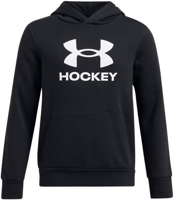 Under Armour Boys Icon Fleece Hockey Hoodie - Ultra-Soft Mid-Weight Fleece