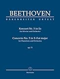 Konzert für Klavier und Orchester Nr. 5 Es-Dur op. 73. Studienpartitur, Urtextausgabe