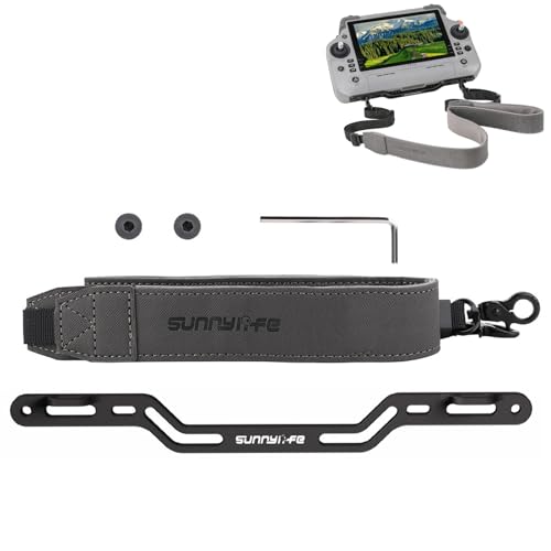 OURHZTB Correa para el cuello para DJI RC PLUS 2/RC PLUS Control remoto con pantalla, correa de hombro de cuero suave con hebilla de gancho de metal para DJI Inspire 3/T50 T25 T40 T20P/Matrice 4