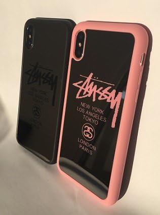 Amazon Stussy ステューシー Iphone X ケース 鏡面ケース Iphone X ケースアイフォン7 アイフォン X ケースカバー ミーラーコート ミラー 並行輸入品 Iphone X ケース ブラック Stussy ステューシー 家電 カメラ