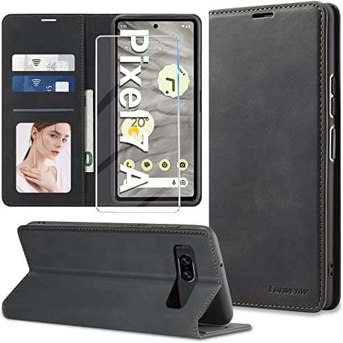 Handyhülle Für Google Pixel 7a Aus PU-Leder - Ultradünn, Stoßfest, Mit 2 Kartenfächern, Braun