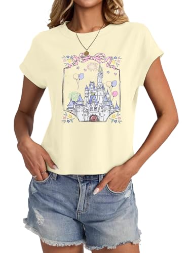 Image of Magical Shirt for Women Magic Kingdom Castle Tshirt Princess Shirts