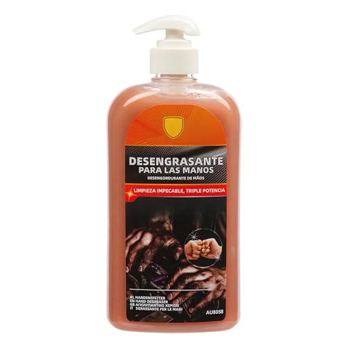 Gel Desengrasante para Manos Facíl de Quitar Grasa y Suciedad, Limpiador 1L Profumado de Manos con Partículas para Mecánicos y Uso Domésticos - Pack 1