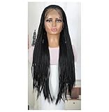 Photo Gallery parrucche intrecciate treccine senza nodi parrucche intrecciate sintetiche con i capelli del bambino per le donne parrucca treccia di pizzo #1b 180%#lace front#26inch#1 pc Photo Gallery parrucche intrecciate treccine senza nodi parrucche intrecciate sintetiche con i capelli del bambino per le donne parrucca treccia di pizzo #1b 180%#lace front#26inch#1 pc