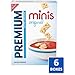 Premium Original Mini Saltine Crackers, Lunch Snacks, Bulk Snacks, 6 - 11 oz Boxes