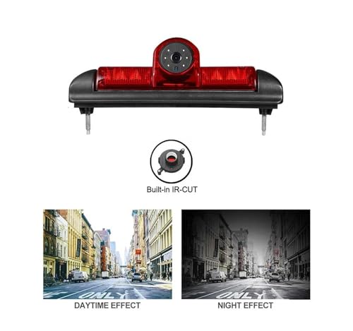 Caméra de recul HD 3ème feu stop avec moniteur et support