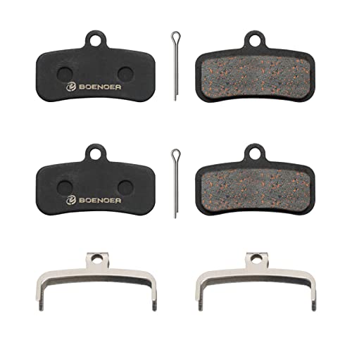 Boenoea Fahrrad Scheibenbremsbeläge, Hohe Bremsleistung Scheiben bremsbeläge für Shimano D03S D02S Saint BR-M810 BR-M820 Deore XT BR-M8020 BR-M8120 ZEE BR-M640 XTR BR-M9120 Tektro HD E725 M735 M745 Cover