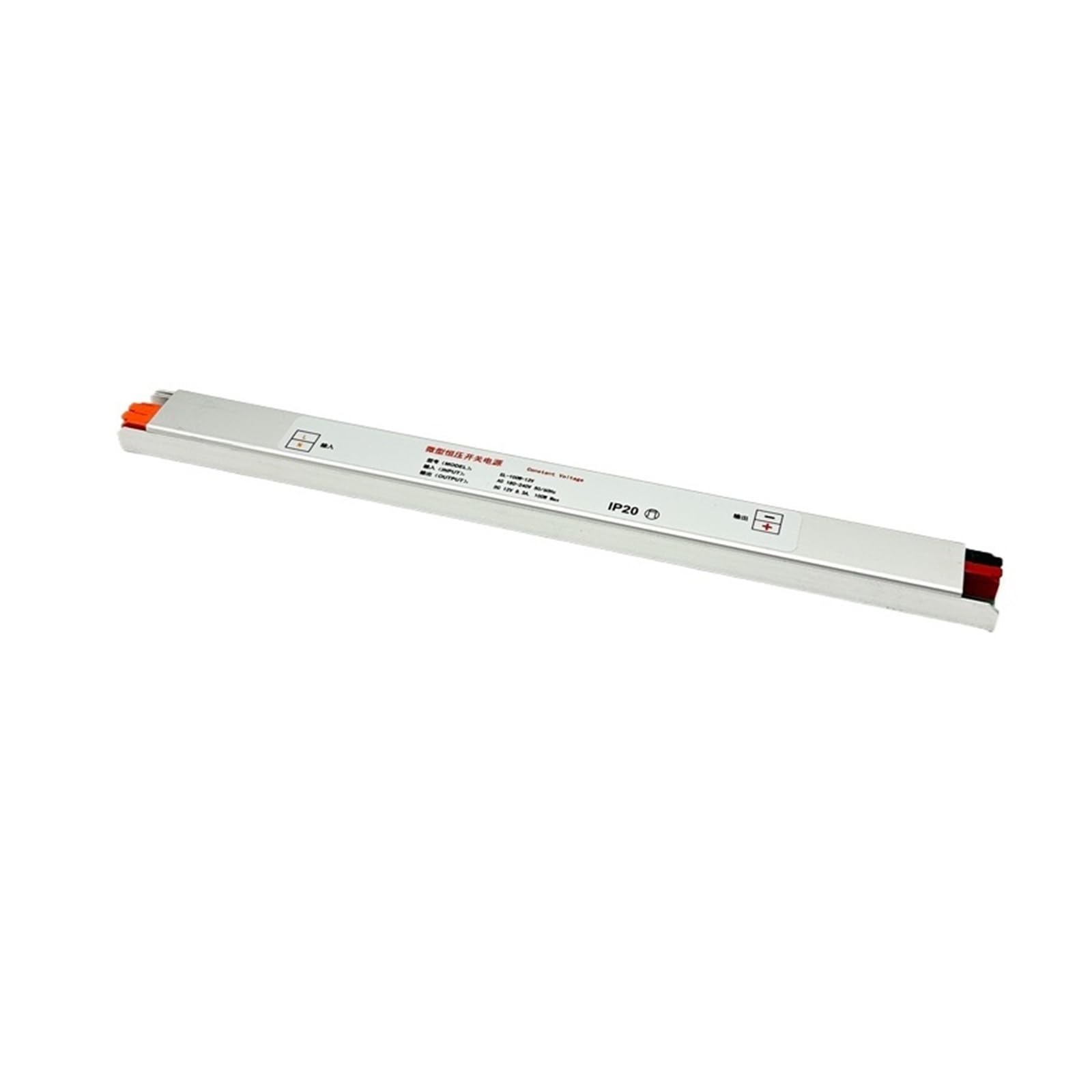 Alimentatore per illuminazione mobili | Uscita: DC12V; Potenza: 6W/12W/24W/36W/48W/60W; Caratteristiche: Corpo in plastica(DC24V 100W 320mm*25mm*16mm)