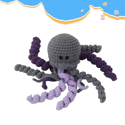 Image of Handmade Crochet Octopus for NICU Baby & Preemies, Gifts for Baby (Gray) | Preemie Gifts, Scent Bonding Keepsake for Baby, NICU Separation Gift, Soft Comfort Gift for Newborn, NICU Baby Essentials