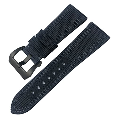 Bracelet montre nylon 24mm Panerai Luminor Submersible toile PAM