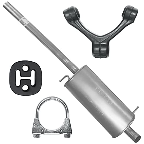 Adamot Endschalldämpfer Auspuff Endtopf für VW Caddy III 3 2K 1.4i