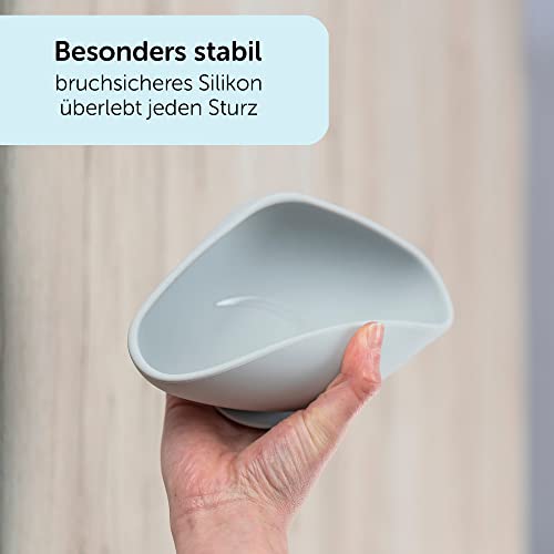 Breischalen Miamia 2x Silikon Schüsseln mit Saugnapf für Babys