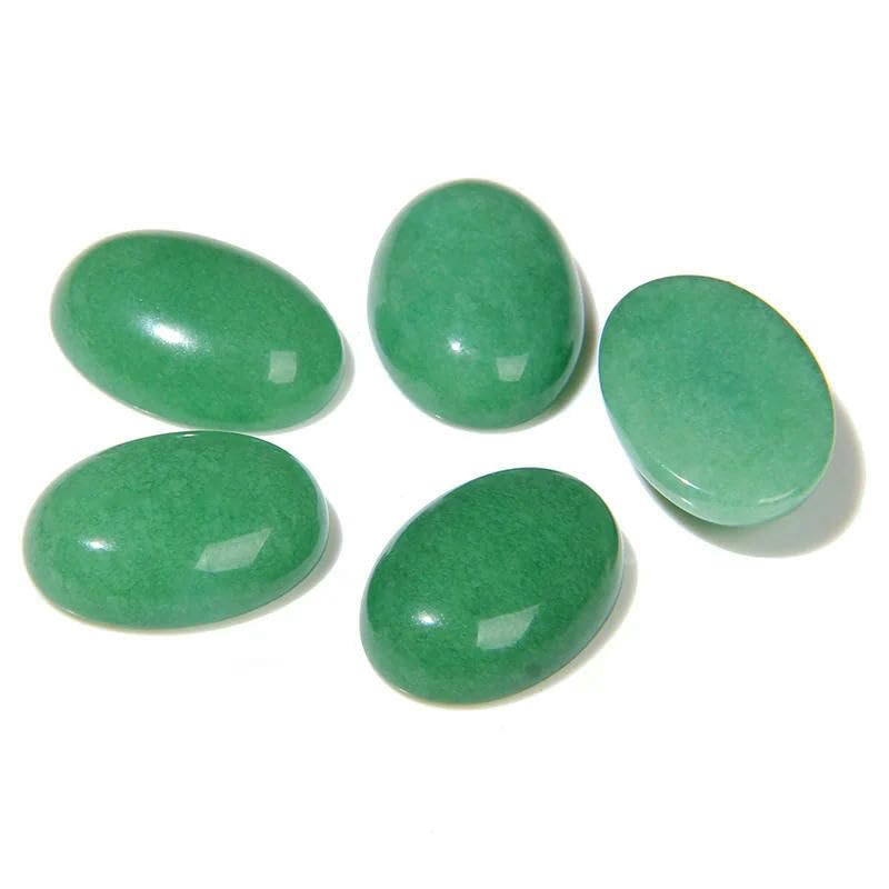 Piedra natural ágata y malaquita en cabujón ovalado de 18x25mm para hacer joyería casera 6