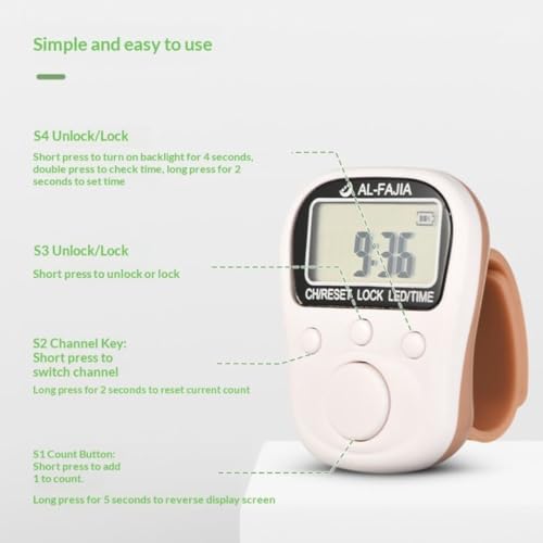 Image of 70 Lakh Naam Japa Counter |Comes with 70 Lakh Naam Japa Feature, Led Light, Date & Time Feature in It for Chanting & Meditation