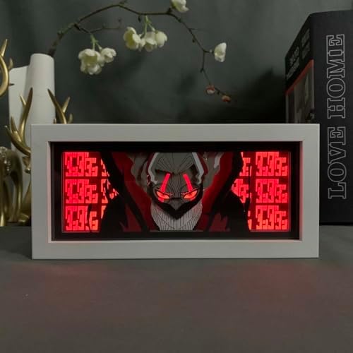 Zhongkaihua Okarun - Caja de lámpara de anime, 3D, tallada en pap...