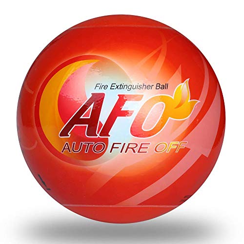 Fire Extinguisher Ball - AFO Automatic Self-Activation Fire Ball With Wall Mounting Bracket Fire Suppression Device