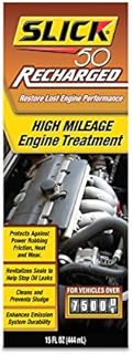 Slick 50 750002 Recharged High Mileage Engine Treatment, 15-Ounce