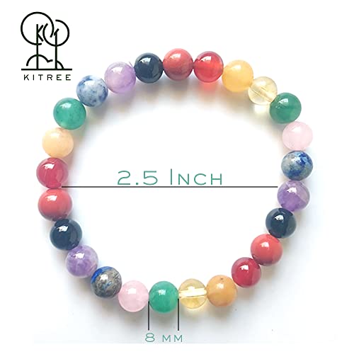 Image of HEALING AND SEMI-PRECIOUS CRYSTAL STONE BRACELET 8 MM ROUND FOR FENSHUI