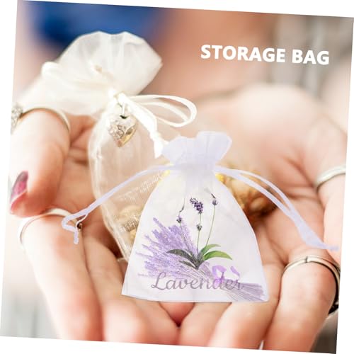 Cabilock 20 bolsas sachet de lavanda con cierre ajustable miniatura 5