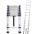 16.4ft Aluminum Extension Telescoping Ladder 13 Steps Heavy Duty Ladder 330lbs Max Load Capacity, Portable DIY Telescopic Ladder with Safety Locking Mechanism and Non-Slip Rubber Feet