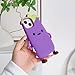 wifantien 3D Eggplant Case,Cartoon Cute Kawaii Lovely Character Eggplant Man Shape Kids Teens Girls Women Soft Silicone Case for iPhone 14 Pro Max/15 Pro Max 6.7 inch
