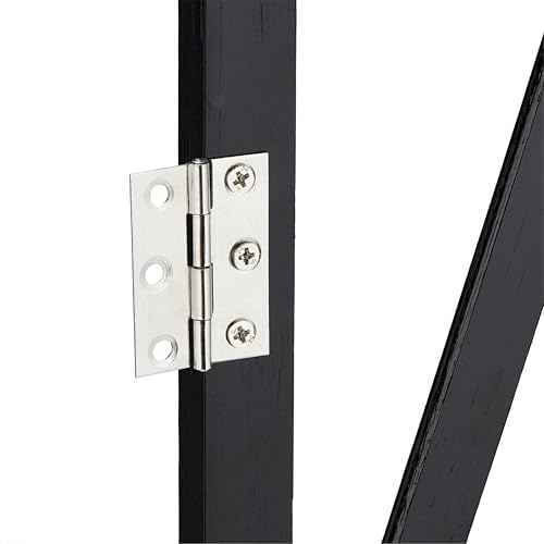 Relaxdays Hundeabsperrgitter, ausziehbar bis 130 cm, 87,5-100 cm hoch, Bambus, Hunde Schutzgitter, Treppe & Tür, schwarz