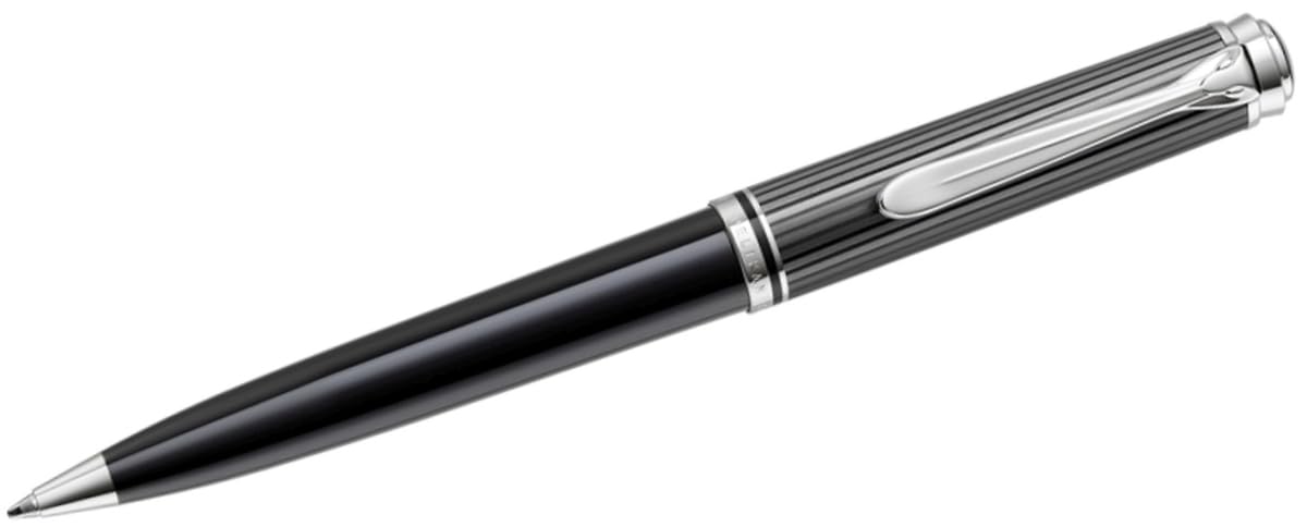 Pelikan 957506 Souverän Stresemann Drehkugelschreiber K805 in Faltschachtel, anthrazit