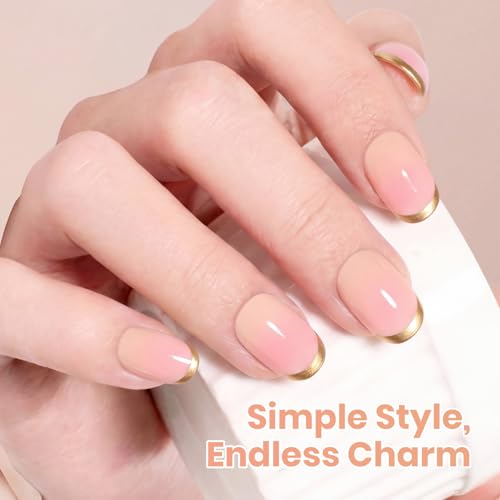 Image of Beetles Coral Pink Gel Polish - Honey Drift Full Size 15ML /0.51Fl Oz, Hema Free Coral Pink Gel Nail Polish, Soak Off UV LED Lamp Bright Holiday Nails Art, Manicure Salon DIY Nails