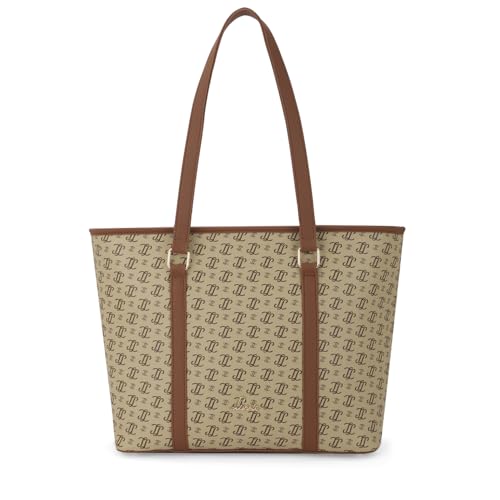 Image of Lavie Women's Mono LL Meryl Tote Bag for Women | Tote Handbag for Work | Ladies purse | Stylish Shoulder Bag | Gift for Women