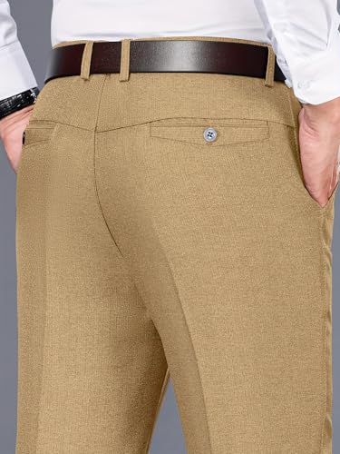 Image of AVANOVA Men's Casual Pants - Stylish Regular Fit Trousers for Men, Comfortable Office & Casual Pant, Modern Formal Look (Trouser 270)