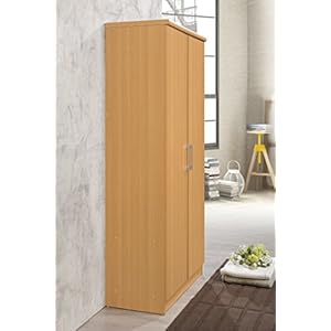 Hodedahimport2doorwardrobewithadjustableremovableshelveshangingrodbeech Urban Country Home Decor Hodedah import 2 door wardrobe with adjustableremovable shelves hanging rod beech urban country home decor