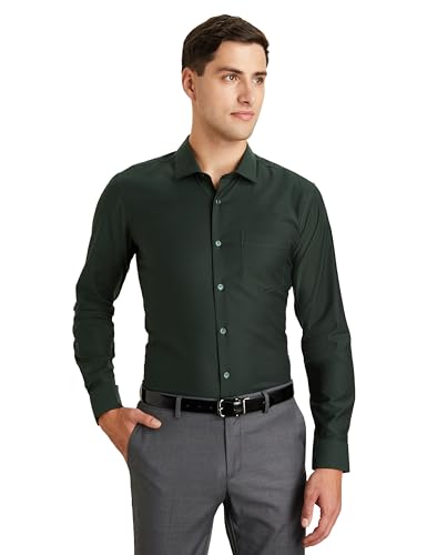 Image of Symbol Premium Men's Wrinkle-Resistant Regular Fit Cotton Formal Shirt