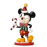 Enesco The World of Miss Mindy Christmas Mickey Mouse Figurine, 5.91 Inch, Multicolor
