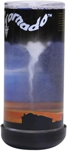 Tubo agitable con apariencia de tornado