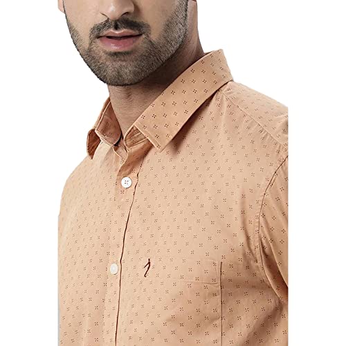 Image of Indian Terrain Printed Cotton Slim Fit Mens Casual Shirt