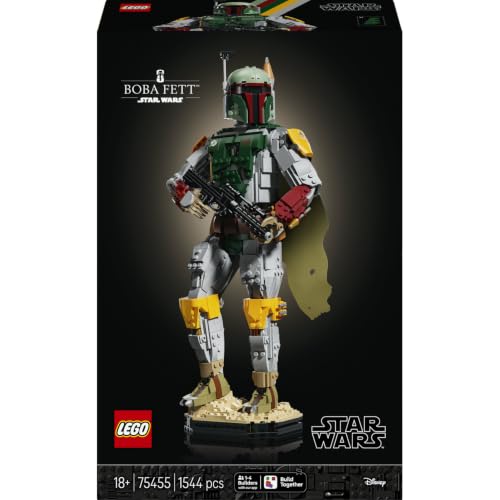 LEGO Star Wars Boba Fett 75455 | Bausatz für Erwachsene, mit Helm, Blaster...