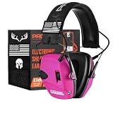 PROHEAR Electronic Ear Protection for Shooting with 4X Sound Amplification, Gun Range Hearing...