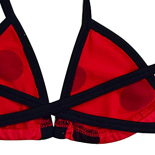 Lito Angels Girls Polka Dots Swimsuit Bathing Suit Poolside Swimwear Tankini Triangle Bikini Two Piece Set3