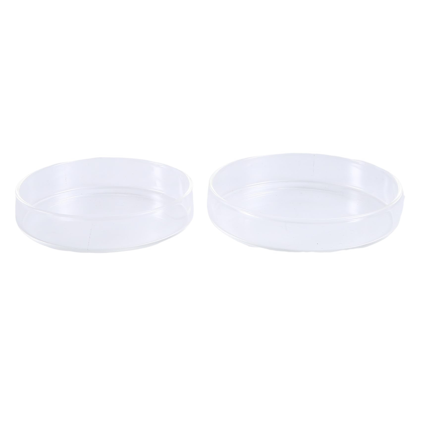 90 mm Petrischalen Aus Glas, 20 STK. Autoklavierbare Labor-Petrischalen mit ImpföSe, Autoklavierbar und Wiederverwendbar