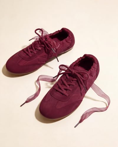 Image of iiimmu Ballet Flats Sneakers for Women Casual Walking Shoes