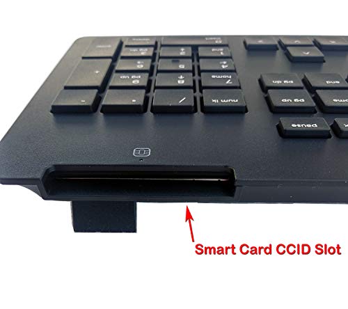 Image of HP 911502-BB1 Business Slim SMARTCARD CCID USB Keyboard.
