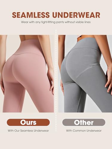 Image of Seamless Cotton Underwear for Women No Show Bikini Panties 6 Pack | Full Coverage Sexy Hipsters, Soft Comfort Fabric, Stay Put Fit, Invisible Under Clothing, All Day Wear, Work Travel Home
