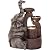 Ultym 20" Elephant Outdoor Fountain LED 3-Tier Waterfall, Bronze