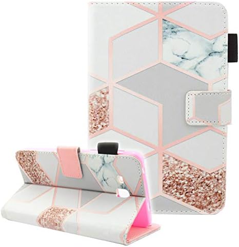 Fvimi Samsung Galaxy Tab A 7.0 Case, SM-T280 Case, Galaxy Tab A 7.0" 2016 Case, Folio Flip PU Leather Wallet Stand Cover for Samsung Galaxy Tab A 7.0 Inch Tablet 2016 Release, Gird Marble