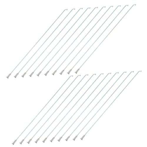 HANABASS 36pcs J Bend Bicycle Spokes Durable for Mountain Road Bikes Easy Installation Reliable Replacement Parts for Cyclists