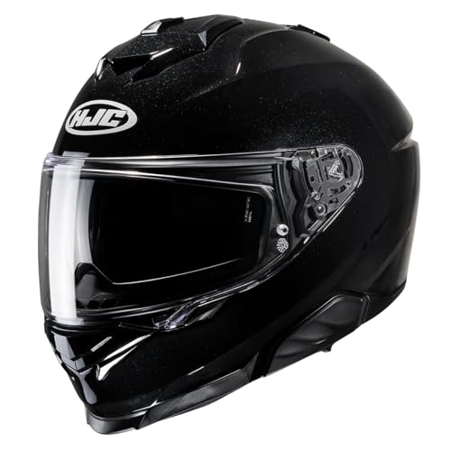 Casque moto intégral HJC i71 UNI Métal Noir taille M pour motard