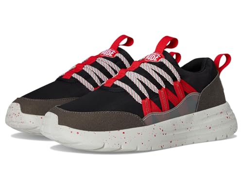 HEYDUDE Kids Unisex Sirocco Trek Sport (Little Kid/Big Kid) Black 12 Little Kid Medium