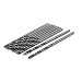 New Lon0167 10 Pcs Featured HSS Straight drill reliable efficacy hole 1.8mm Diameter 47mm Long Twist Drill Bits Gray(id:d22 95 b0 e09)