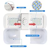 Intckwan Lampy LED 12 V, do przyczepy kempingowej, możliwość ściemniania, oświetlenie dachu, z przełącznikiem, białe, żółte i ciepłe światło, oświetlenie wnętrza samochodu, DC 12-24 V, do samochodów