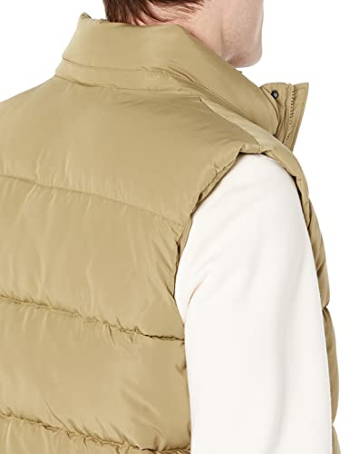 Image of Amazon Essentials Men's Relaxed-Fit Water Repellent Recycled Polyester Hooded Puffer Vest (Previously Amazon Aware)